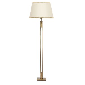 Memphis Antik Eskitme Kaplama Metal Lambader -  Gold Krem