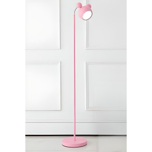 Pollys Pembe Genç Odası Metal Tek Ayaklı Lambader