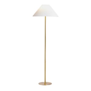 LMD-FR03 Conic Eskime Mat Gold Metal Lambader - Kırma Krem