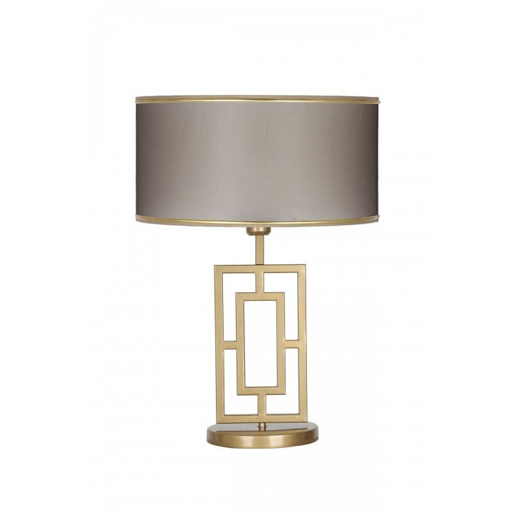 Puglia Eskitme Mat Gold Metal Abajur - Gold Orego