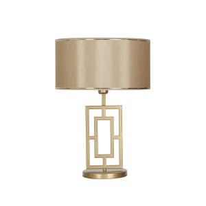 Puglia Eskitme Mat Gold Metal Abajur - Gold Mataro