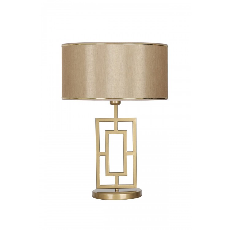 Puglia Eskitme Mat Gold Metal Abajur - Gold Mataro