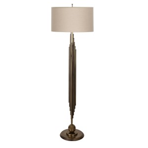 Marche Eskitme Mat Gold Kaplama Metal Lambader - Krem