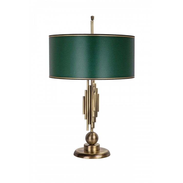Marche Mka-01 Eskitme Mat Gold Metal Abajur - Gold Yeşil
