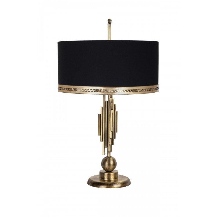 Marche Mka-01 Eskitme Mat Gold Metal Abajur - Gold V Siyah