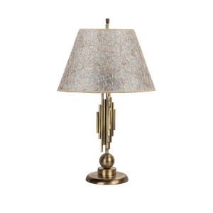 Marche Mka-01 Eskitme Mat Gold Metal Abajur - Sarı Kırçıl