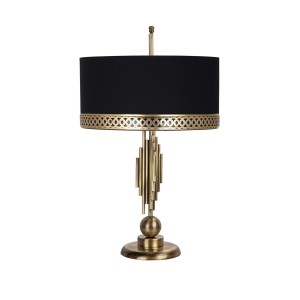 Marche Mka-01 Eskitme Mat Gold Metal Abajur - Gold H Siyah