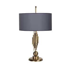 Marche Mka-01 Eskitme Mat Gold Metal Abajur - Antrasit