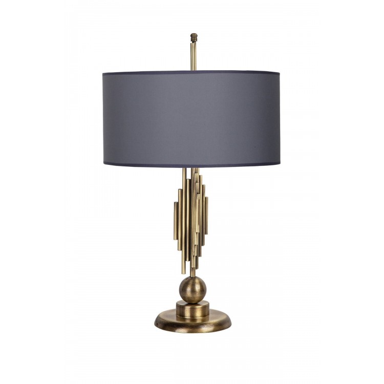 Marche Mka-01 Eskitme Mat Gold Metal Abajur - Antrasit