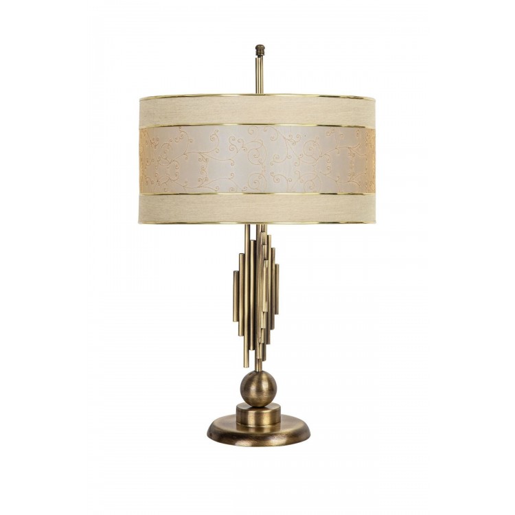 Marche Mka-01 Eskitme Mat Gold Metal Abajur - Çift Mataro