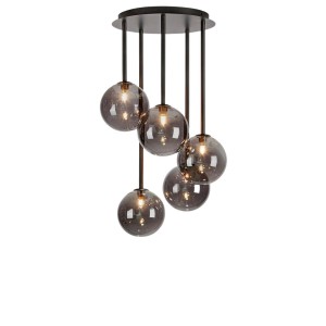 Uk005 Statik Siyah G9x5 Led Avize