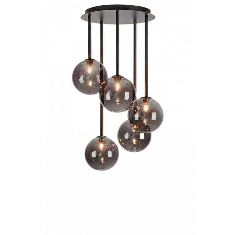 Uk005 Statik Siyah G9x5 Led Avize