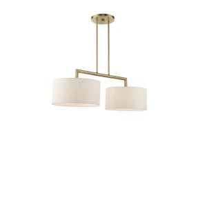Uk003 Eskitme Mat Gold 2 Kollu Avize