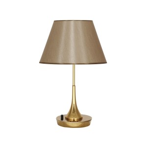 Bugle Gold Kaplama Dimmerli Metal Abajur - Mataro Vizon
