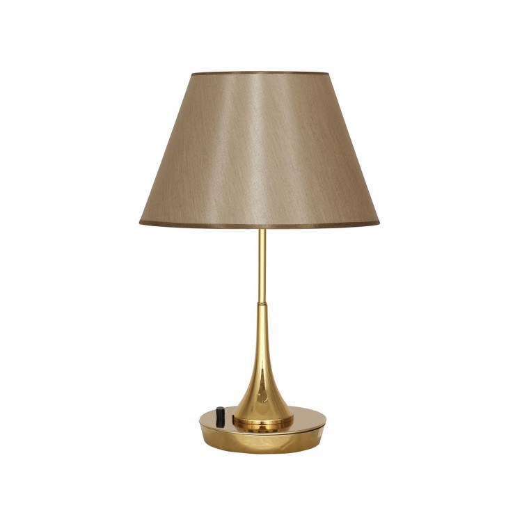 Bugle Gold Kaplama Dimmerli Metal Abajur - Mataro Vizon