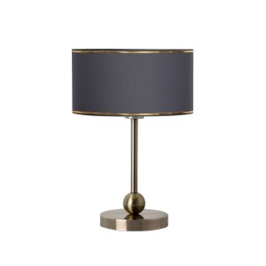 Sphere Eskitme Kaplama Metal Abajur - Gold Antrasit
