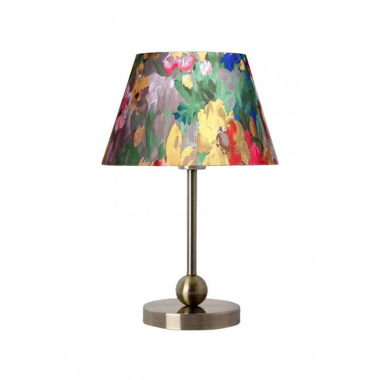 Sphere Eskitme Kaplama Metal Abajur - Gold Violet