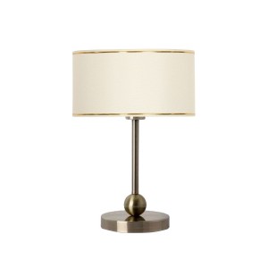 Sphere Eskitme Kaplama Metal Abajur - Gold Krem