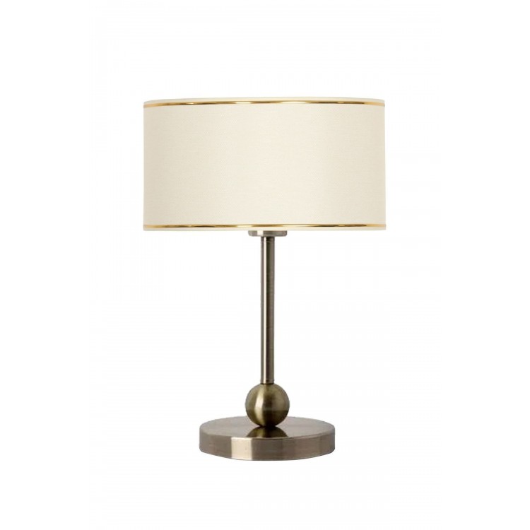 Sphere Eskitme Kaplama Metal Abajur - Gold Krem