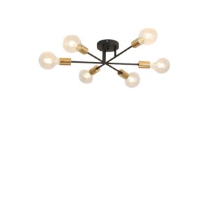 Avz-uk05 E27x6 Duylu Metal Avize