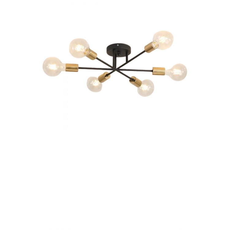 Avz-uk05 E27x6 Duylu Metal Avize