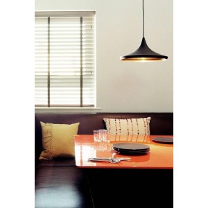 Siyah UKT001 Tekli Avize Sarkıt Salon Mutfak Ofis Hotel Cafe Butik Avize