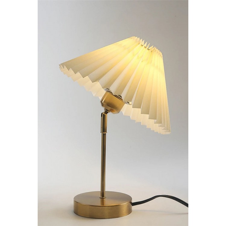 Onze Series Eskitme Mat Gold Metal Hareketli Başlıklı Abajur
