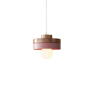 Clax Oval Ahşap Detaylı Metal Tekli Sarkıt Salon Genç Odası Mutfak Avize