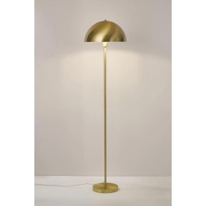 Mushroom Eskitme Mat Gold Lambader Modern Dekoratif Oturma Odası Çalışma Odası Zemin Lambası