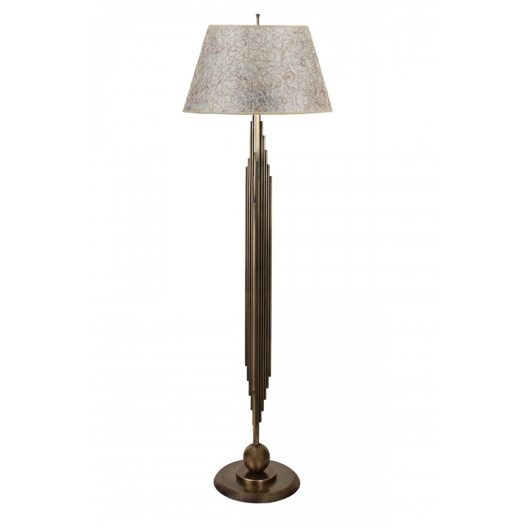 Marche Eskitme Mat Gold Kaplama Metal Lambader - Sarı Kırçıl