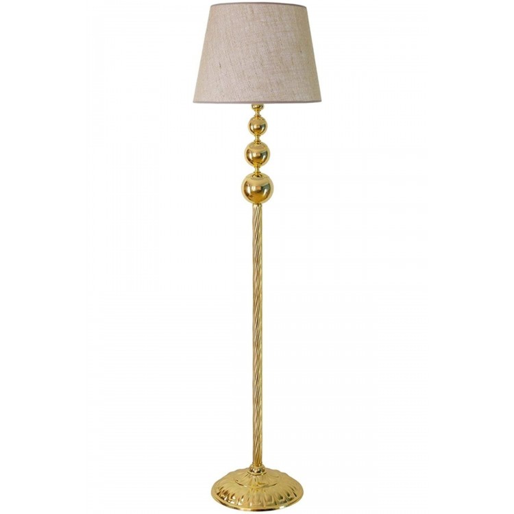 Gold Kaplama Üçlü Küre Modern Metal Lambader - Başlık rengi Mataro Vizon’dur
