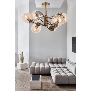 AVZ-TR01 Eskitme Kaplama 6xe27 Duylu Metal Avize