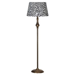 Antony Eskitme Burgulu Metal Lambader - Leopar Desenli