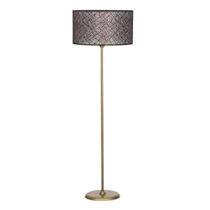 Conic Eskitme Tek Ayaklı Metal Düz Lambader - Kahverengi Kırçıl