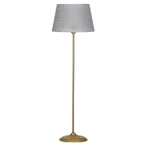 Conic Eskitme Tek Ayaklı Metal Burgulu Lambader - Gri Kırçıl