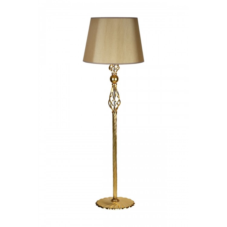 Gold Kaplama Şelale Paslanmaz Metal Modern Lambader - Mataro