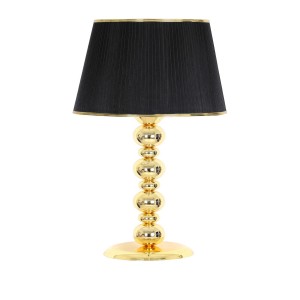 Gold Şeritli Organize Siyah Blanc Metal Abajur Gold Şeritli Organize Siyah Blanc Metal Abajur