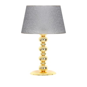 Gold Kaplama Blanc Metal Abajur - Gri Kırçıl Gold Kaplama Blanc Metal Abajur - Gri Kırçıl