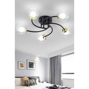 Avz-uk07 E27x5 Duylu Metal Avize
