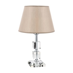 Krom Kaplama Kare Kristal Detaylı Modern Abajur, Modern Gece Lambası Mataro Vizon Başlık Krom Kaplama Kare Kristal Detaylı Modern Abajur, Modern Gece Lambası Mataro Vizon Başlık