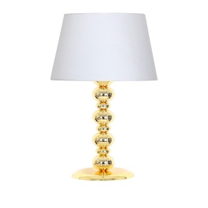 Gold Kaplama Blanc Metal Abajur - Beyaz Gold Kaplama Blanc Metal Abajur - Beyaz