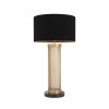 ABJ-FR01 Condo Eskitme Mat Gold Kaplama Metal Abajur - Siyah