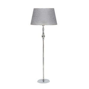 Krom Kaplama Solid Düz Tek Ayak Metal Lambader Konik Gri Kırçıl Başlık Krom Kaplama Solid Düz Tek Ayak Metal Lambader Konik Gri Kırçıl Başlık
