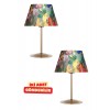 Two-004 Series Eskitme Mat Gold Metal Abajur