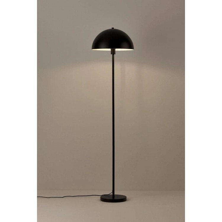 Mushroom Statik Siyah Lambader Modern Dekoratif Oturma Odası Çalışma Odası Zemin Lambası