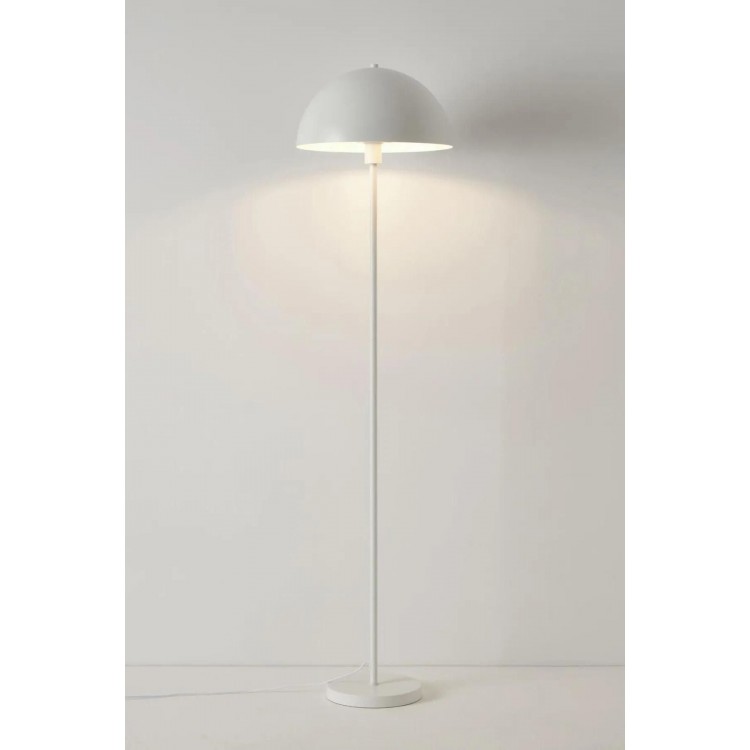 Mushroom Statik Beyaz Lambader Modern Dekoratif Oturma Odası Çalışma Odası Zemin Lambası