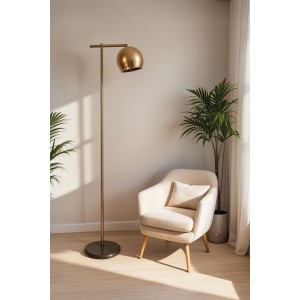 Neo Brass Eskitme Mat Gold Kaplama Metal Lambader