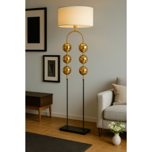 Rustica Modern Metal Lambader – Krom ve Gold Gövdeli
