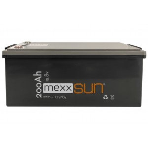 Mexxsun 12,8V 200Ah (LiFePo4) 2560Wh Lityum Batarya
